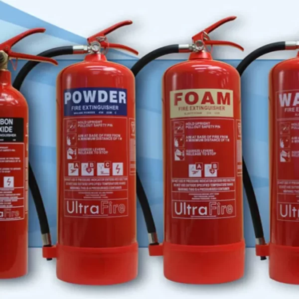 TYPES OF FIRE EXTINGUISHERS re sized image