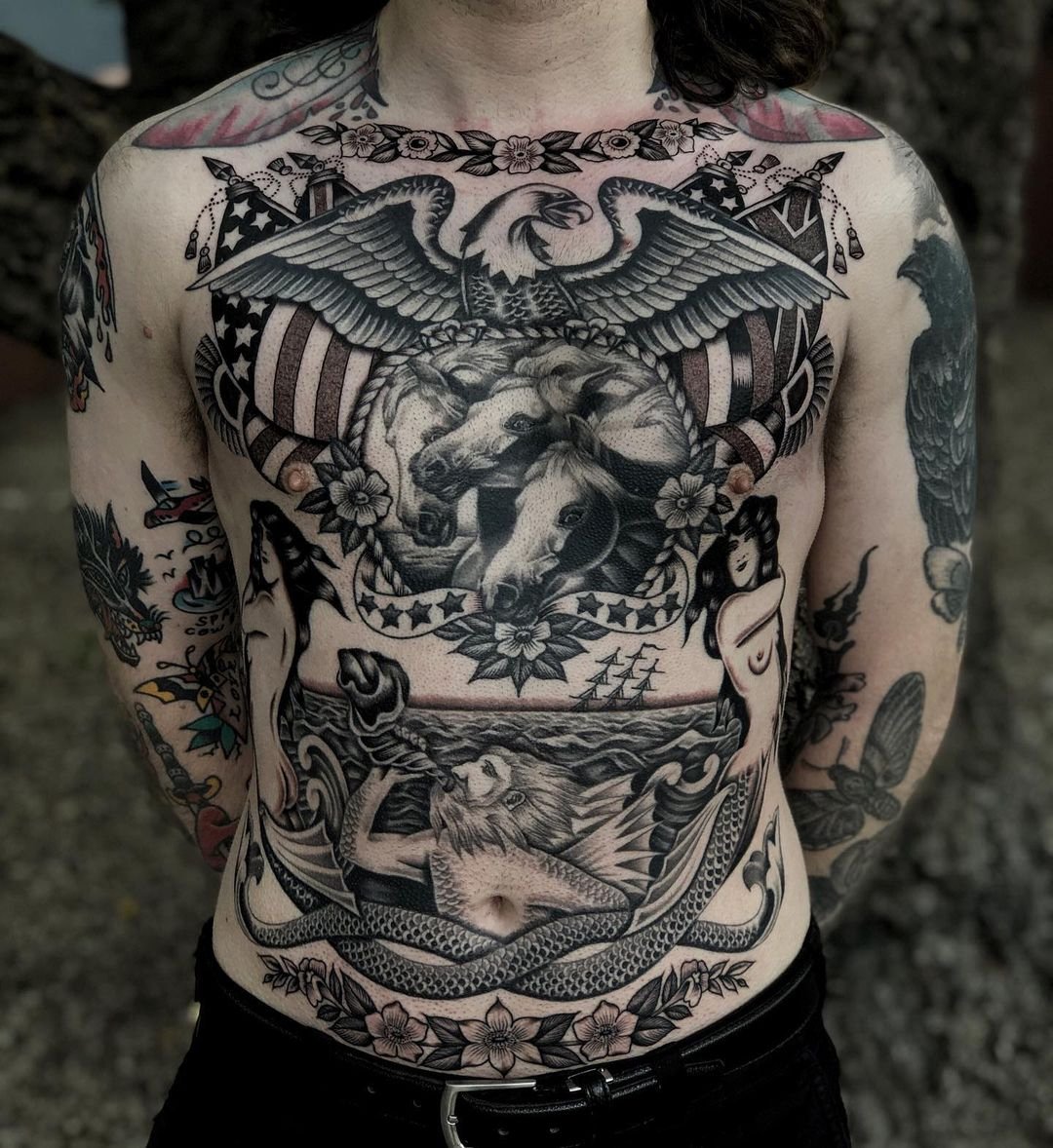 Cheyenne Tattoo Artist: Jens Bergström | Old ✕ New School Tattoos